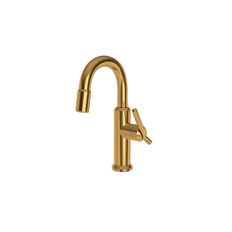 kitchen faucet matte black-best noise-canceling headphones-Bar Faucet Jeter 1 Lever ADA Satin Bronze PVD Pull Down Swivel Brass Spout Height 8-2/3 Inch 1.8 Gallons per Minute