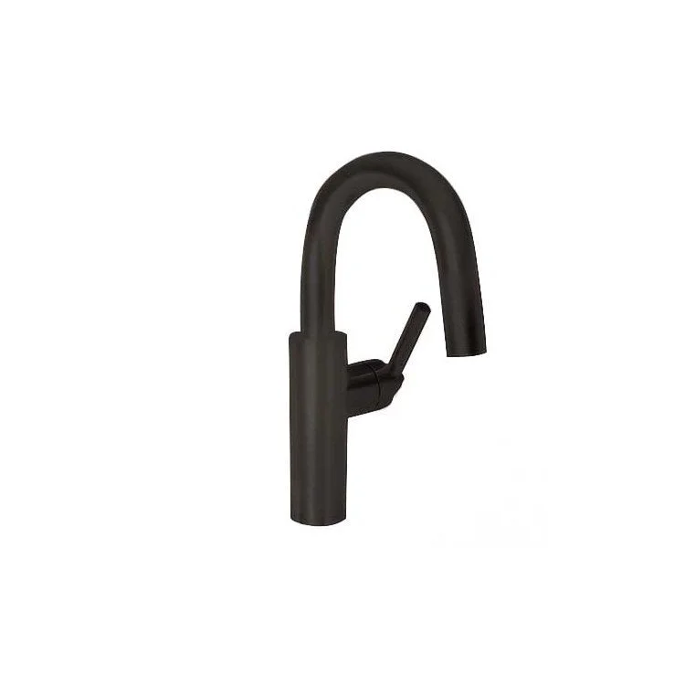 kitchen faucet noise-best meal delivery services-Bar Faucet Muncy 1 Lever ADA Flat Black Pull Down Swivel Brass Spout Height 7-1/2 Inch 1.8 Gallons per Minute