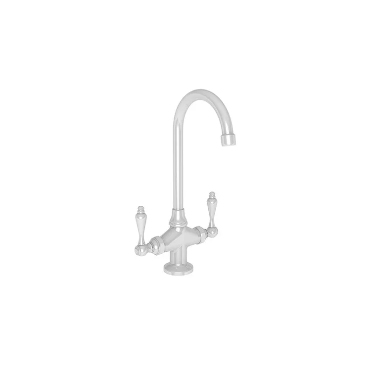 kitchen faucet tenant friendly-best online resume builders-Bar Faucet Nadya 2 Lever ADA White Spout Height 10 Inch