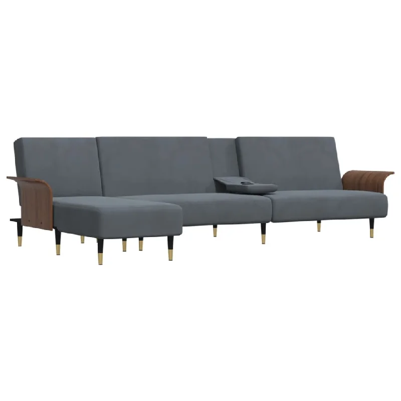 plush sectional sofa-Sofa Bed Sleeper Sofa Settee Pull Out Couch for Living Room Velvet