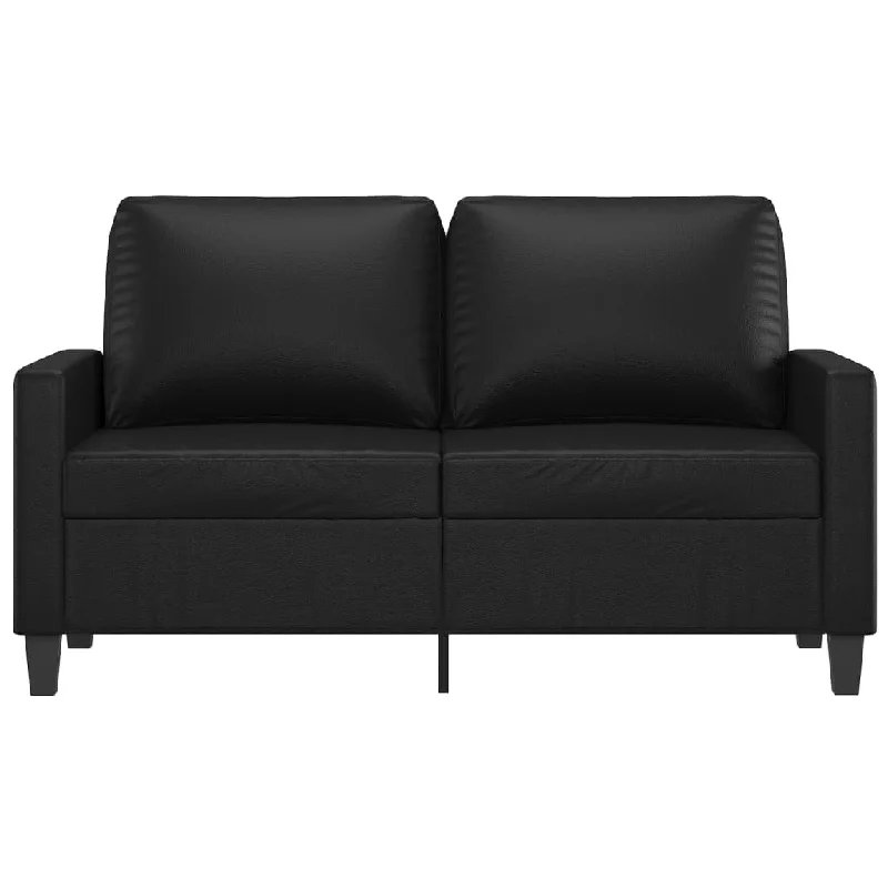 four-seater reclining sofa-Sofa Accent Upholstered Couch Furniture for Living Room Faux Leather