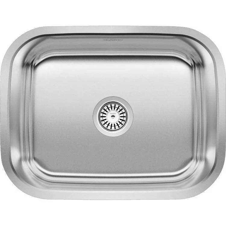 kitchen sink drain trap-Stellar 23" x 18" x 12" Single Bowl Stainless Steel Undermount Laundry Sink