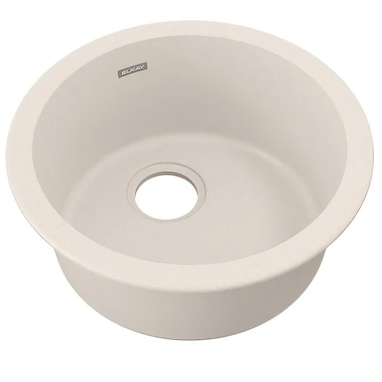 kitchen sink drain ceramic-Kitchen Sink Quartz Classic 18 x 18 Inch Single Bowl Bar Putty Top Mount Undermount