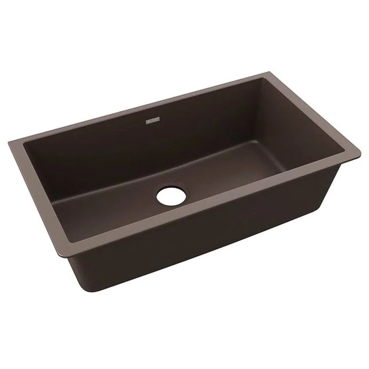 kitchen sink faucet grid-Kitchen Sink Quartz Classic 33 x 18.5 Inch Single Bowl Mocha Undermount