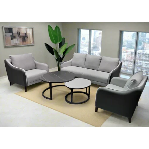 straight sofa-Luxury Reception Sofa Set