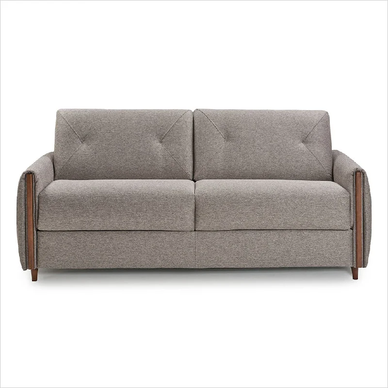 garden sofa-Mattia Sleeper Sofa - Light Brown Beige Fabric