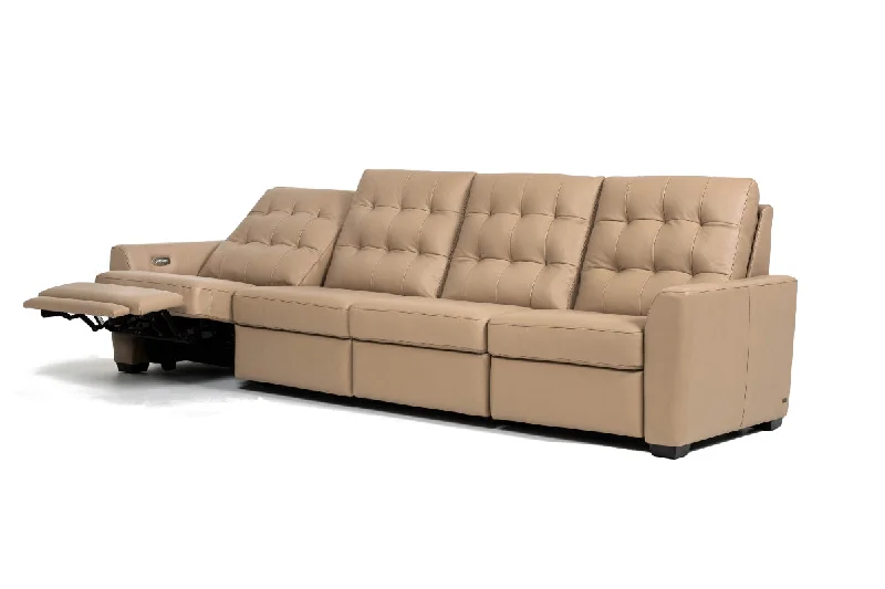 soft leather sofa-Napa Motion Sectional