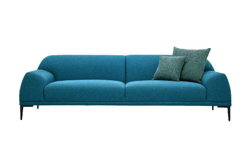 rolled arm sofa-Swan 3 Seat Sofa