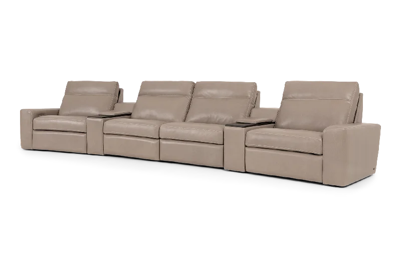 modern leather sofa-Telluride Motion Sectional