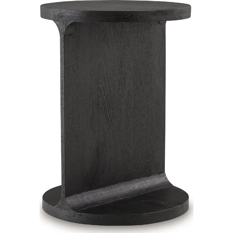 best milk frothers for coffee-Adderley Accent Table - Black