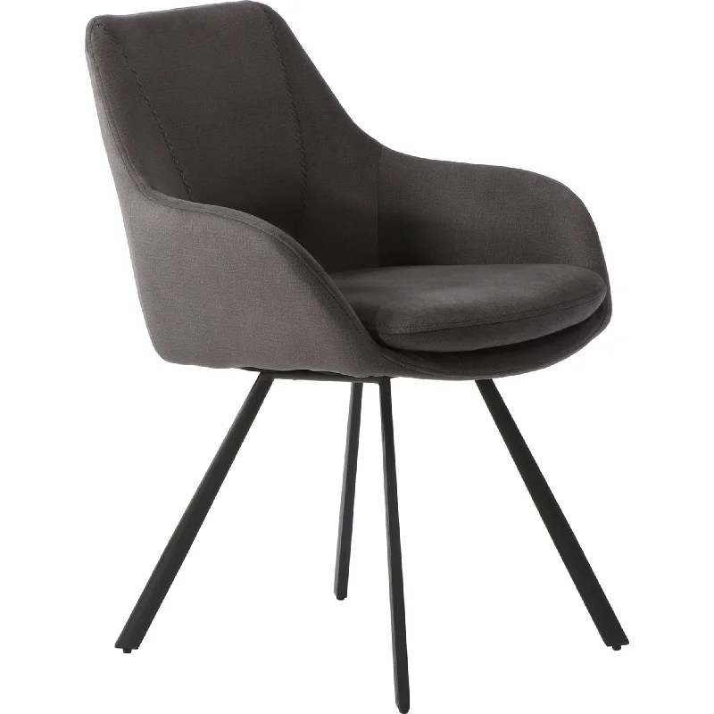 affordable-seat textured chair-Amaze Upholstered Side Chair - Plush Grey - (D444100423SHC1)