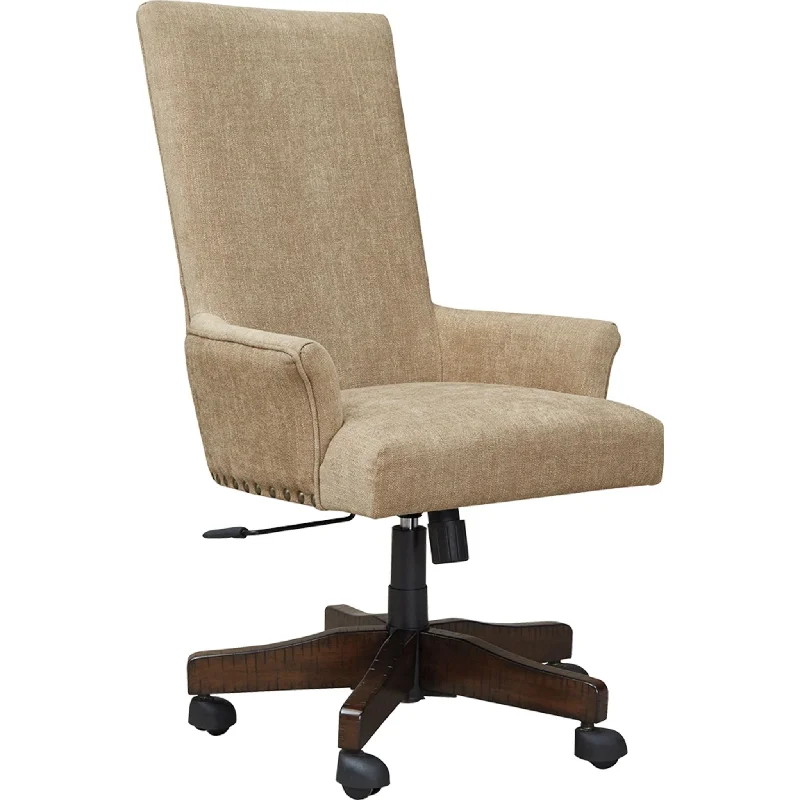 Scandinavian black chair-Baldridge Office Chair - Light Brown