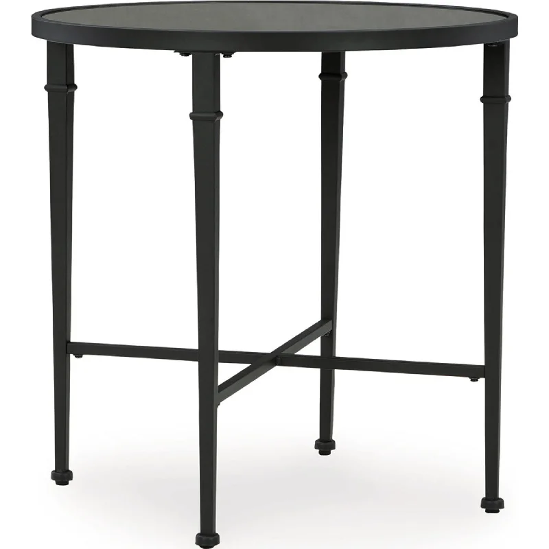 top dart boards for home-Cadeburg Accent Table - Black