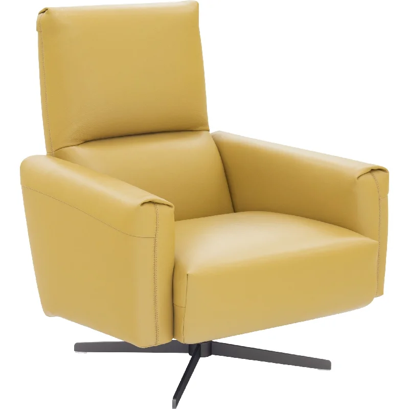 modern chair-Capri Swivel Chair - Sorrento Mustard