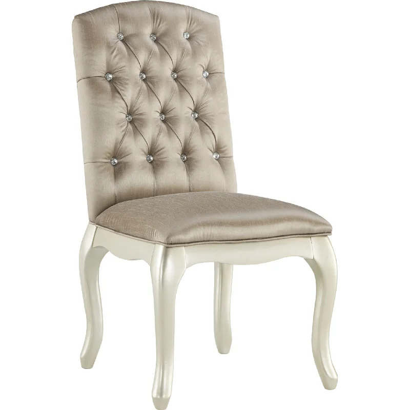 dining chair-Cassimore Side Chair - Silver