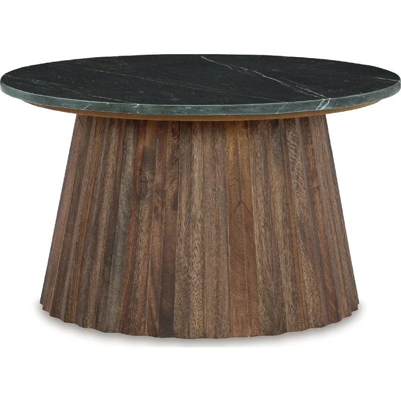 how to fix a loose screw-Ceilby Accent Table - Black/Brown