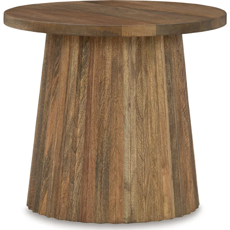 affordable bedside lamps for night-Ceilby Accent Table - Natural