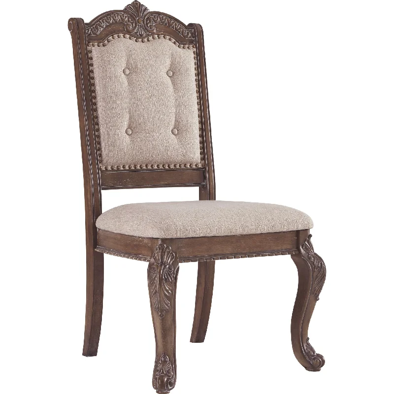 stackable chair-Charmond Side Chair - Brown - (D803-01)