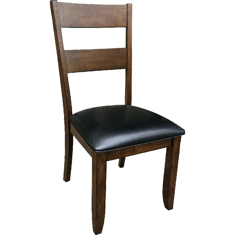 slat-back chair-Extension Ladderback Side Chair