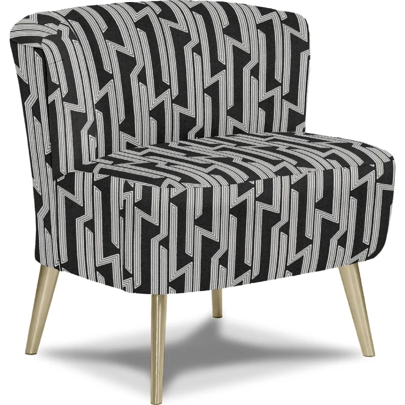 beech-seat classic chair-Fresno Accent Chair - Iron