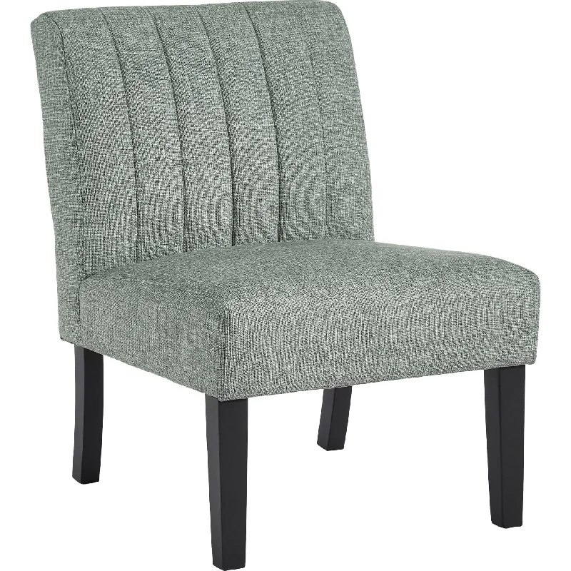 luxury-back chair-Hughleigh Accent Chair - Grayish Green