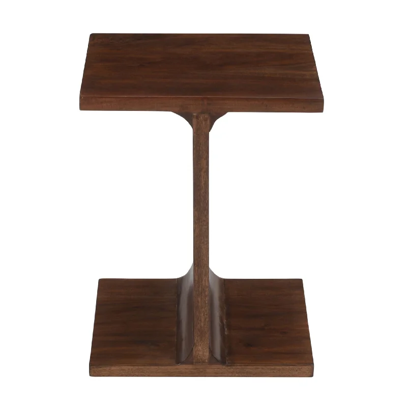 easy ways to darn holes-Idiom Accent Table - Dark Walnut