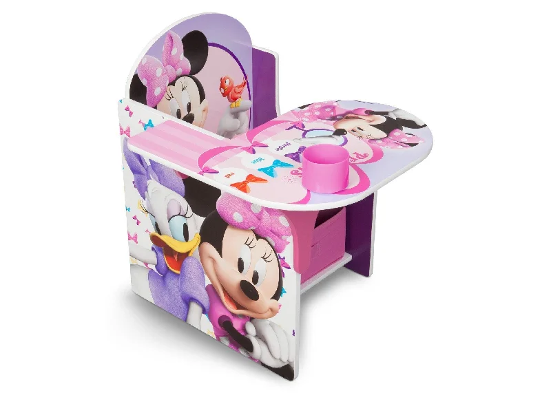 abstract redwood chair-Minnie Mouse Chair Desk with Storage Bin