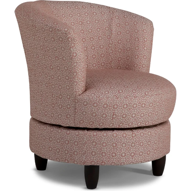 hemlock-seat versatile chair-Palmona Swivel Chair - Coral