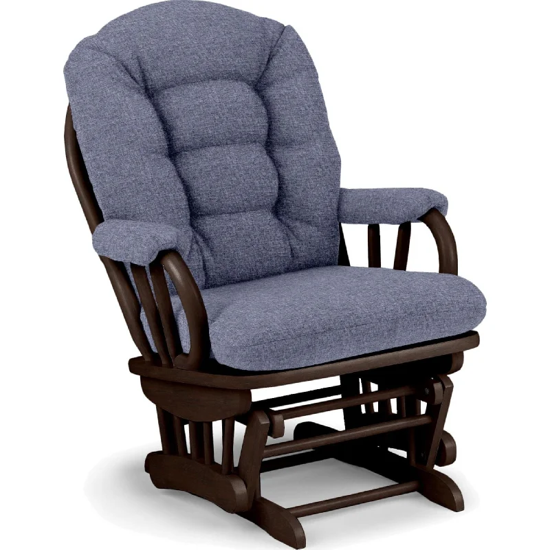 ash-seat trendy chair-Sona Glider Chair - Denim