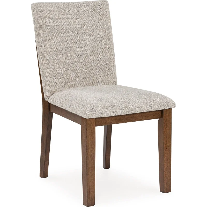 plastic-seat chair-Kraeburn Dining Chair - Beige/Brown - (D496-01)