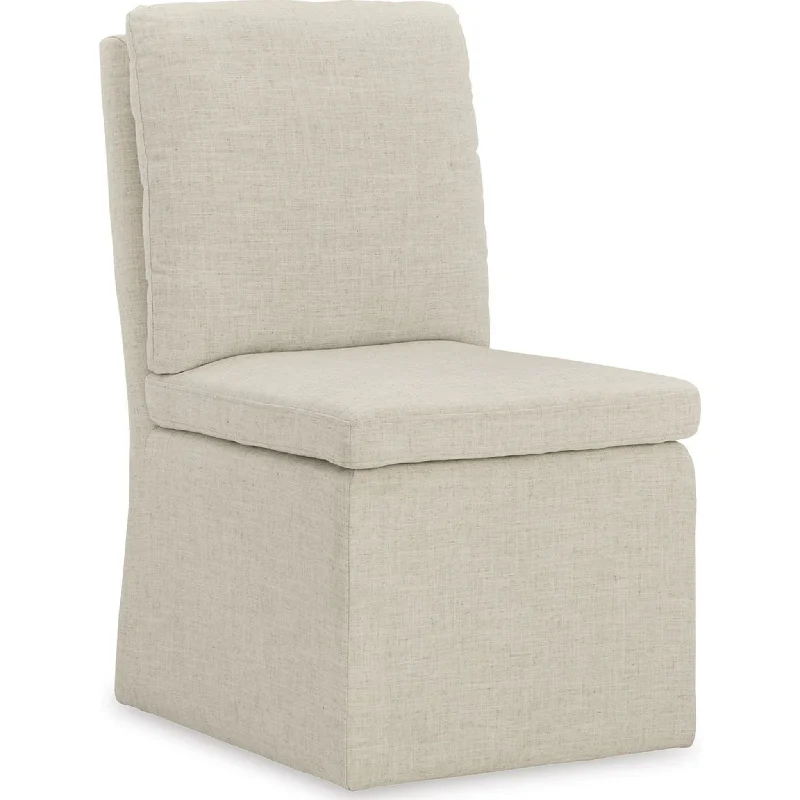 modern-seat chair-Krystanza Dining Chair - Oatmeal - (D766-02)