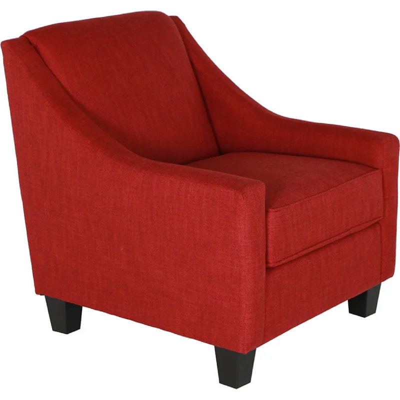 stylish-seat chair-Kyrie Accent Chair - Crimson