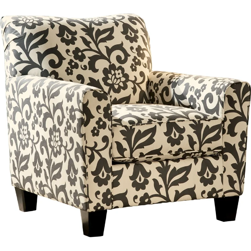 maple chair-Leticia Accent Chair - Charcoal