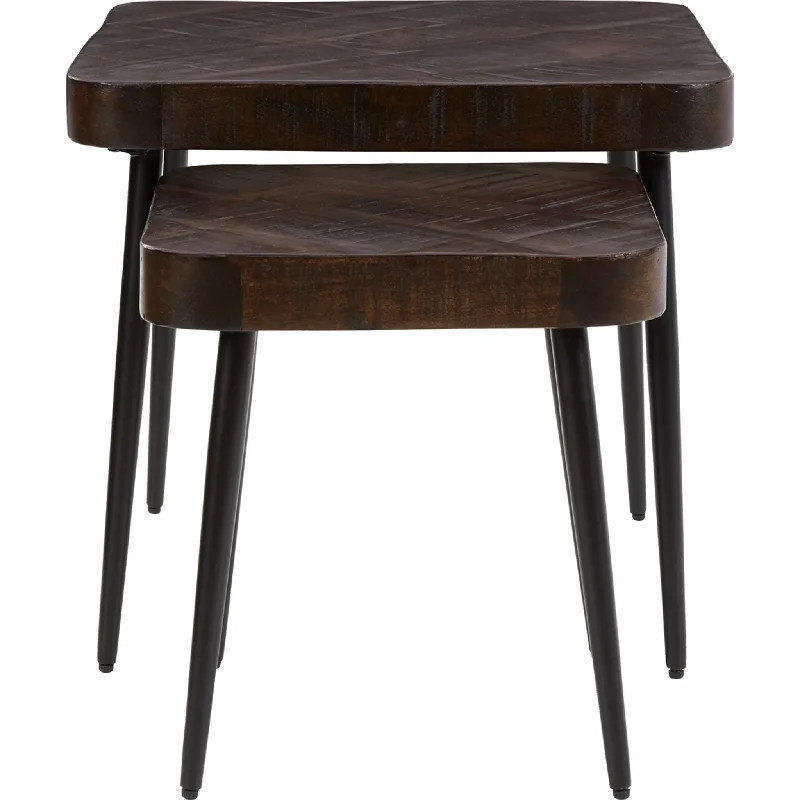 how to fix a creaky floor-Ravenwood Accent Table - Brown/Black