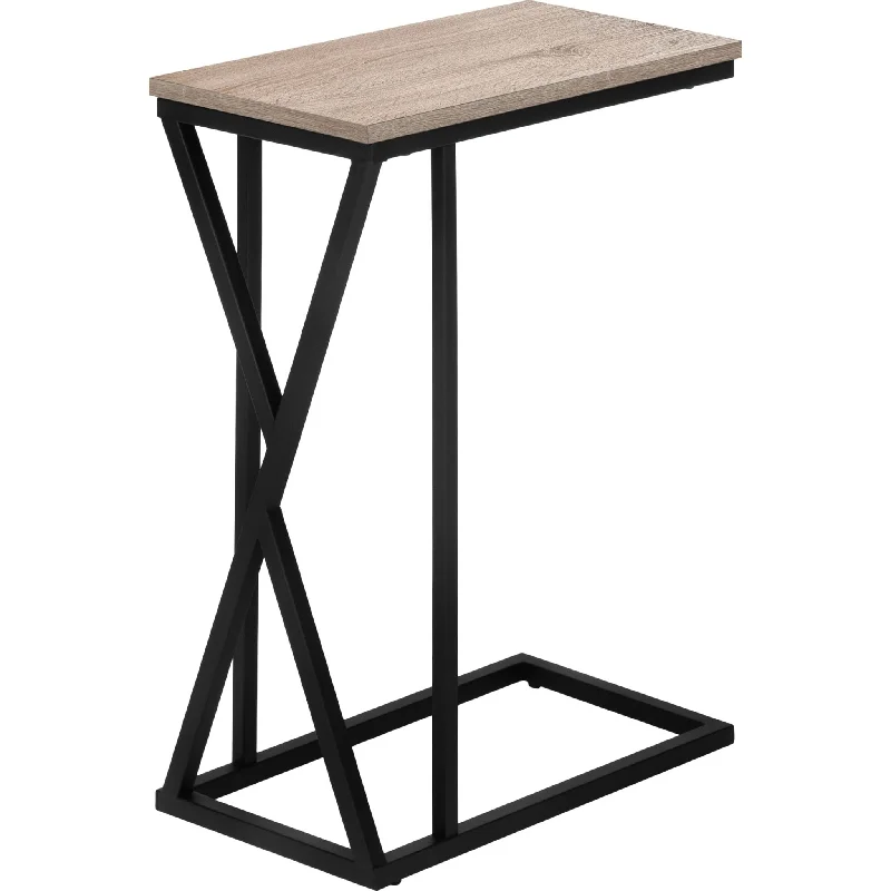 easy steps to mend tears-Silas Accent Table - Dark Taupe