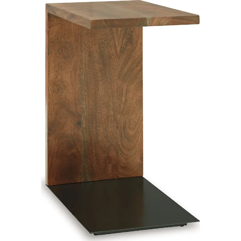 top ring toss games for fun-Wimshaw Accent Table - Brown/Black